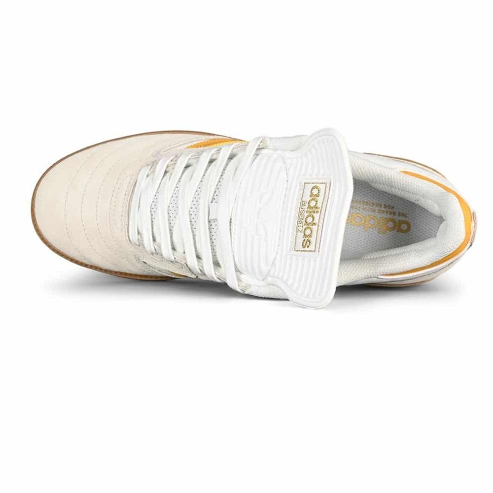 Like new adidas Originals Busenitz Shoes Crystal White Yellow Gum. Men’s size 8. - Picture 4 of 13